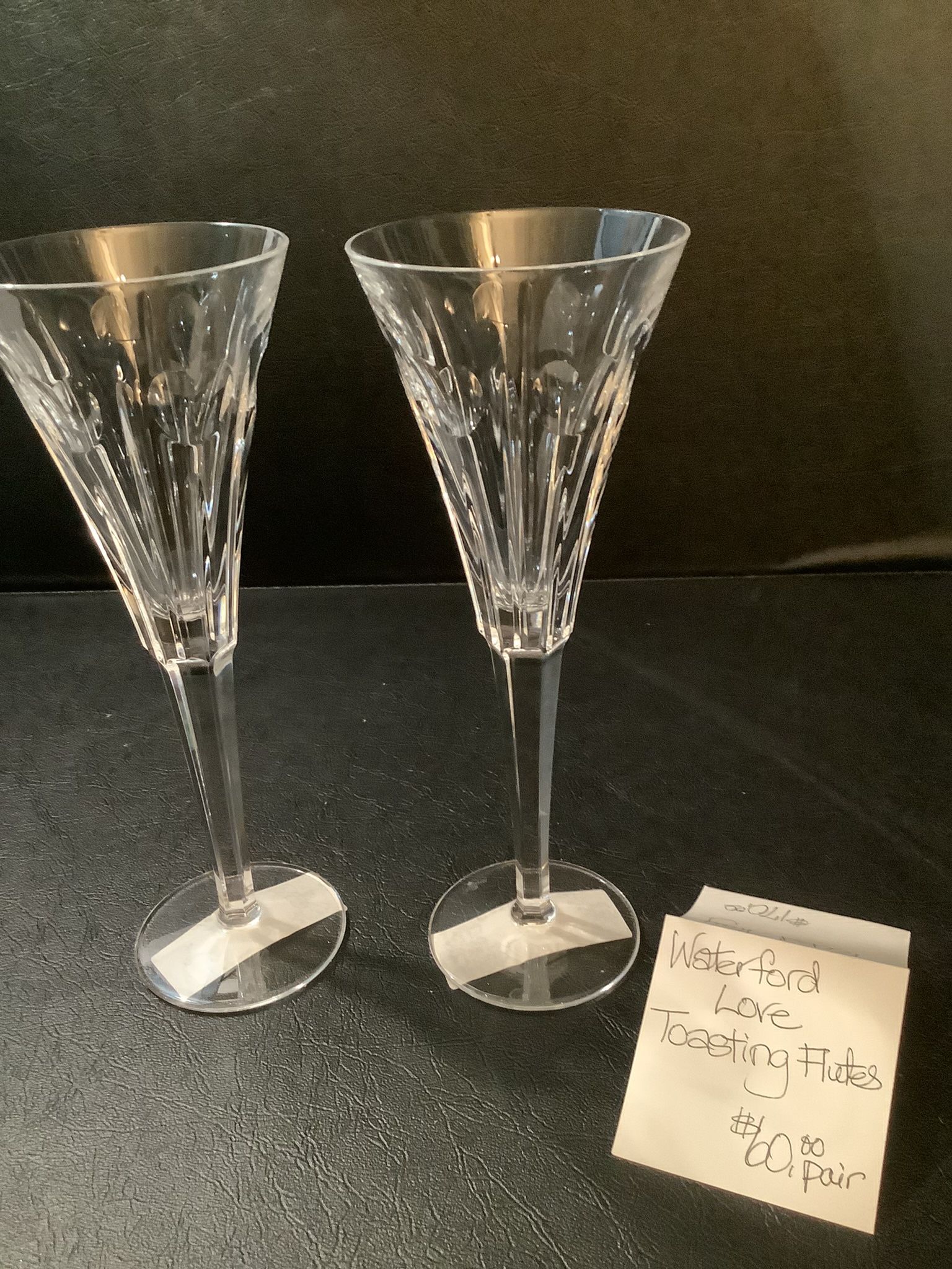 Waterford Crystal Millenium “Love” Toasting Flutes (pair)