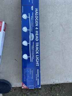 Halogen 4 Head Track Light