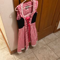 German Dress dirndl For Kids Size 6