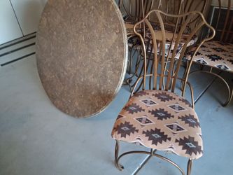Large table and chairs