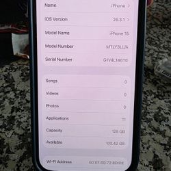 iPhone 15 128gb