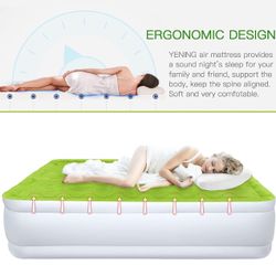 Inflatable Mattress Full Size Brand New Camping 
