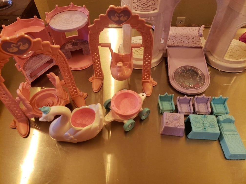 Lot Of 28 Piece Playskool Krystal Princess Lot 1992