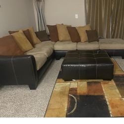 Leather Couch Like New