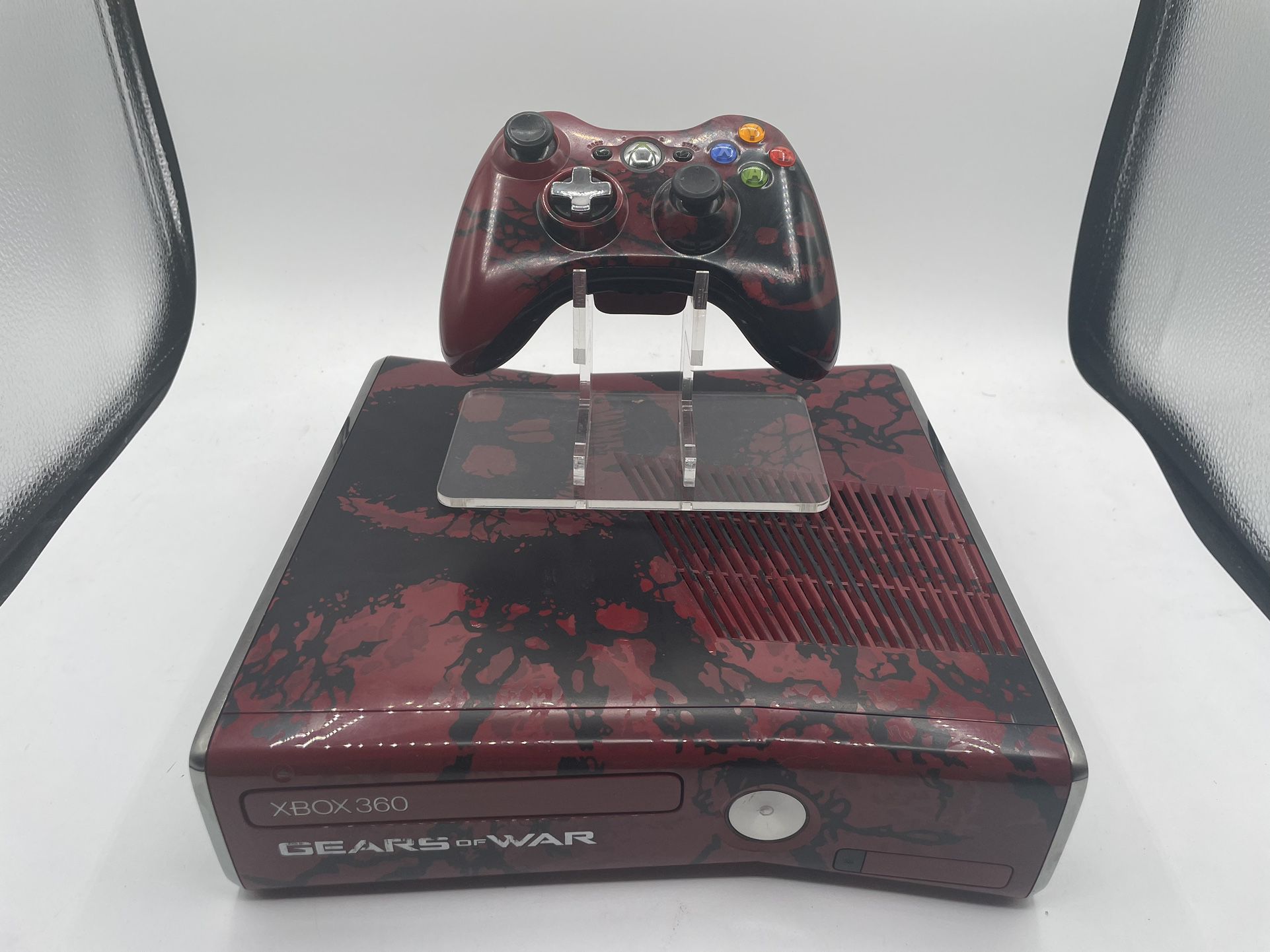 Microsoft Xbox 360 S Gears of War 3 Limited Edition 320GB Red & Black  Console (NTSC) for sale online
