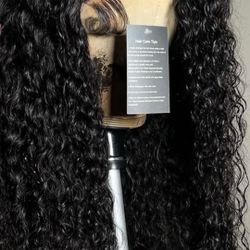 AA Hair Front Wig Womens Brazilian Human Long Curly Lace Wavy Hair Wigs US 2025