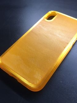 iPhone XR TPU Case Orange Color