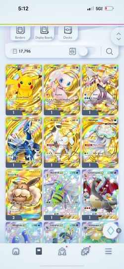 Pokemon Tcg Pocket Trainer Account (Over 17,000 Cards) ALL EMERSIVES, MANY SHINIES AND MORE