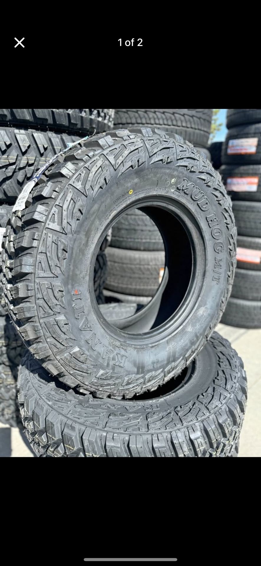 265/75/16LT KANATI MUD HOG M/T 10 PLY TIRES