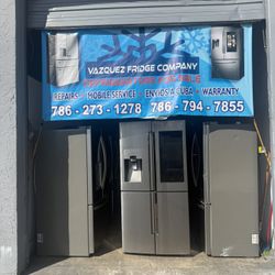 Nevera, Refrgierator Samsung Smart TV, 36x34x72, Warranty 3 Months, Delivery Available 