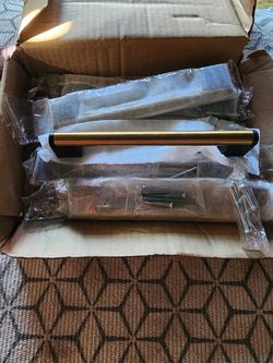 Cabinet Pulls  Handles FULGENTE 5 Pack.          7  1/8” Brass & Black