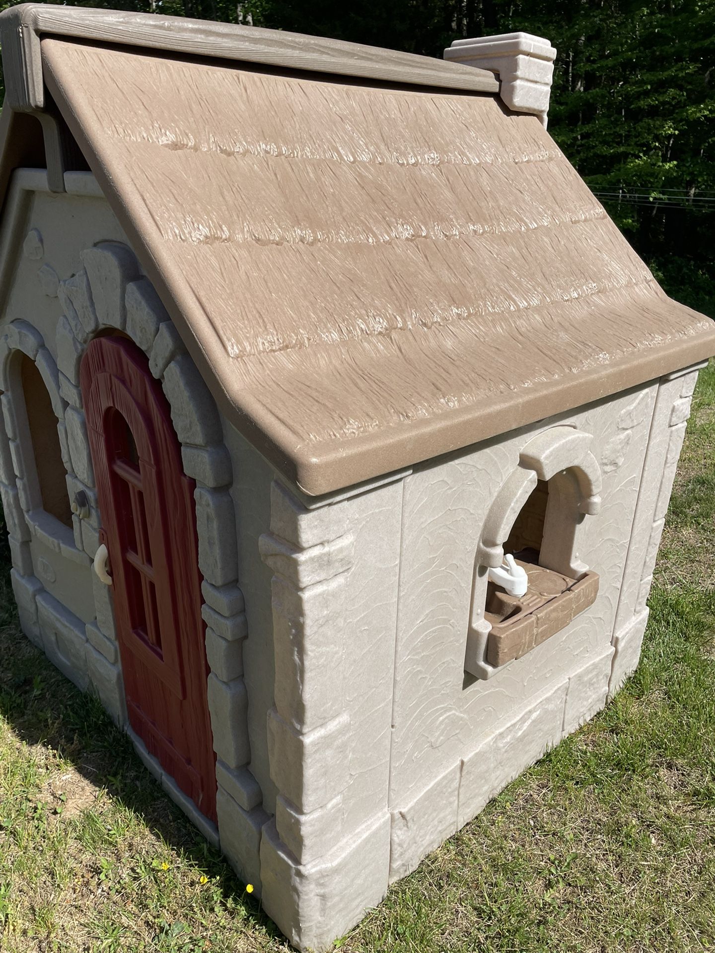 Can Deliver Step Playhouse Naturally Playful StoryBook Cottage