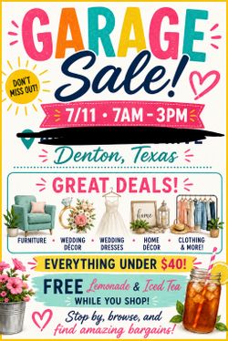 Cheap garage sale