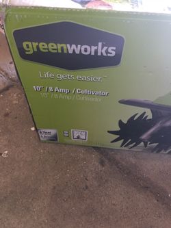 Green works cultivator New in Box only $75