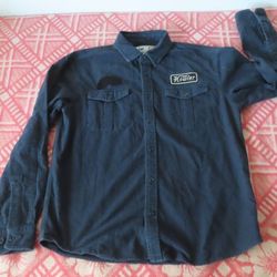howler bros saw dust workwear Miter Work Flannel sz M rare