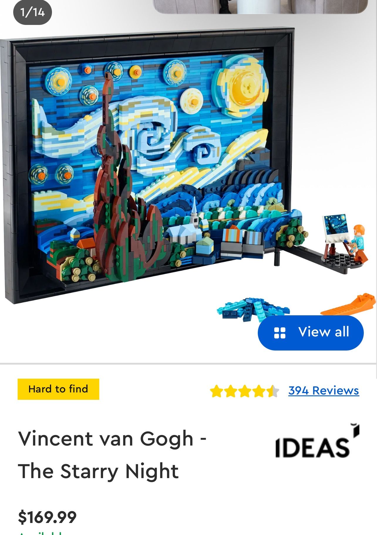 Vincent van Gogh - The Starry Night LEGO’s