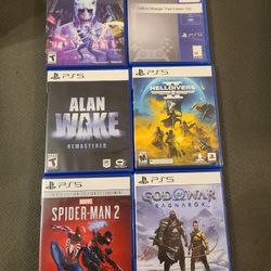 PS5 Games Assortment 
