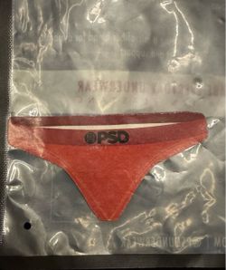 Brand New  PSD Thong Underwear  Sport Fit  Stretch  Red Black  Women  Size Large