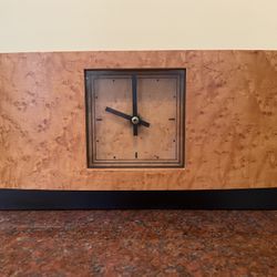 Birdseye Maple Clock