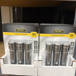 aluminum flashlights defiant linterna