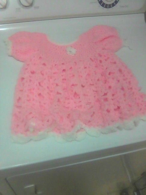 Crocheted Girls Dress