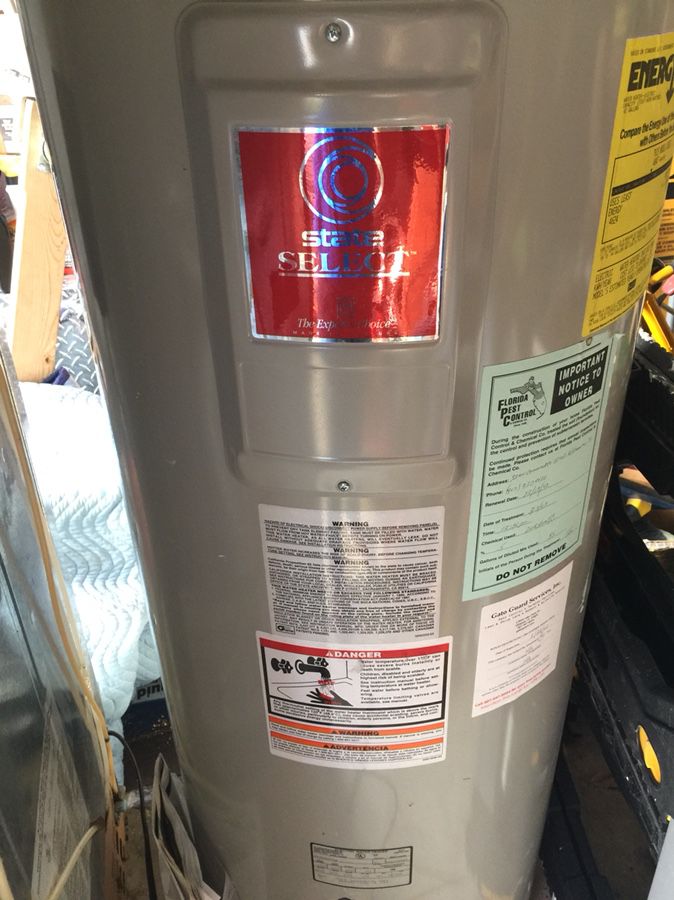 State Select Electric Water Heater