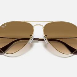 Raybans Aviator Unisex Gold Frame