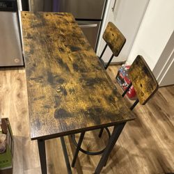 Bar Table With Two Chair