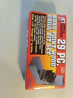 29pc Wood Drill Bits