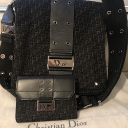 AUTHENTIC DIOR (Like  NEW Bag ) And WALLET Set 