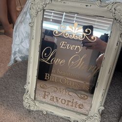 Wedding Welcome Mirror 
