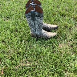 Snake Skin Western Boots 