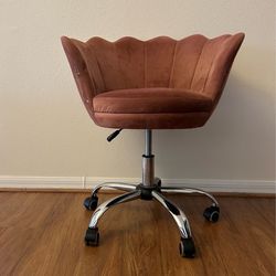 Belanda 23'' W Modern Velvet Task Chair with Tufted Back with adjustable hight