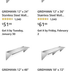 Light Steel Shelf's