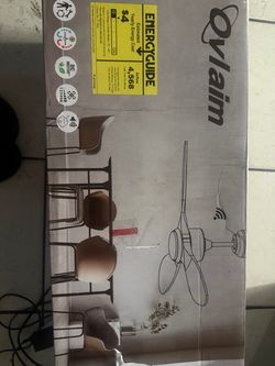 Ovlaim Ceiling Fan with Light Kit