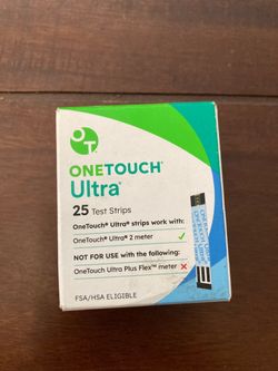 OneTouch Ultra 25 Blood Glucose Test Strips