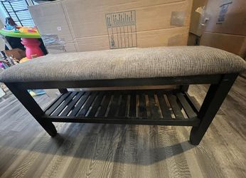 Bench w/ Shoe Storage Rack