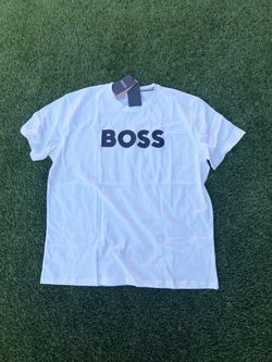 Hugo Boss White Logo T-Shirt New with Tags