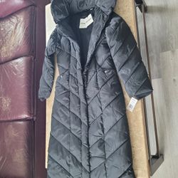XS Steve Madden Women's Long Maxi Winter Puffer‎ Coat