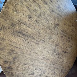 Two large solid wood tables