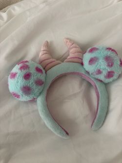 Disney Pixar Monsters Inc Disney Parks Sulley Sully Fuzzy Ear Headband 2023