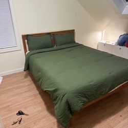 Matress And Bed frame Like New  