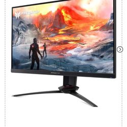 Acer Predator XB273 GZbmiiprx 27" FHD (1920 x 1080) IPS Monitor with NVIDIA G-SYNC Compatible, HDR400, Up to 0.5ms (G to G), Overclock to 280Hz 
