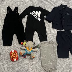 Baby Boys Overall And Suit Size 6 Months 