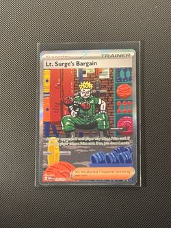 Pokemon Lt. Surge’s Bargain
