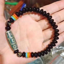 Tibetan bracelet fashion nine-eye pearl bracelet pendant men's and women's necklace bracelet