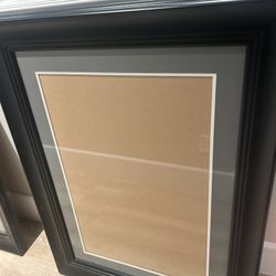 3 Extra Large black Custom Picture Frames