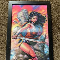 DC Comics 3D Framed Wonder Woman Wall Art