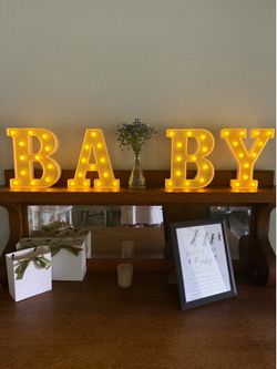 Baby shower items