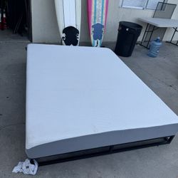 Queen Bed And Bed Frame 